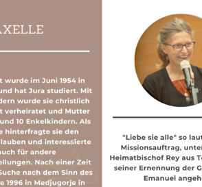 Exerzitien mit Axelle Mouret und P. Alfons Maria im Haus Johannisthal / 9. -12. Sept.