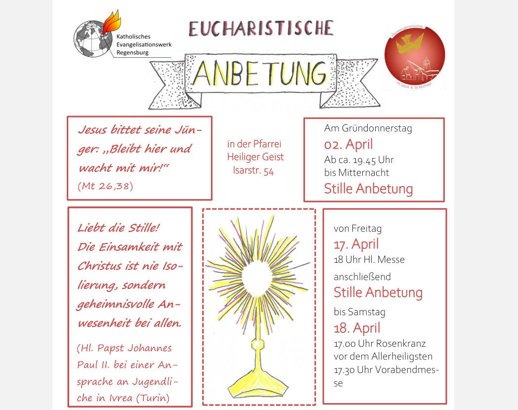 24h Anbetung 17./18. April