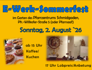 Einladung zum Sommerfest – jede/r ist willkommen! 2. August