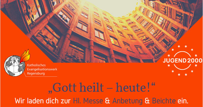 Gott heilt – heute! Gebetsabend mit der J2000 und Kpl. Florian Illek / 4. Dez.